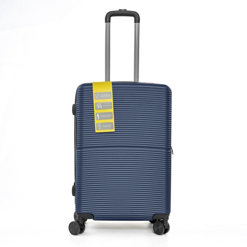 Vali du lịch nhựa ABS siêu nhẹ cho chính hãng Go&Fly GF103 20' 24' xanh navy